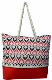Large Tote Bag-ST18R-1002-RED
